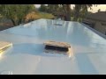 One coat application of Liquid Roof on very aged RV