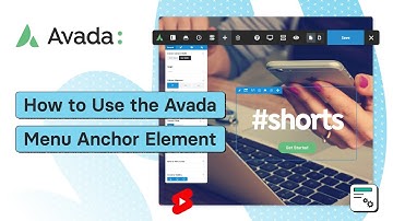 How to Use the Avada Menu Anchor Element