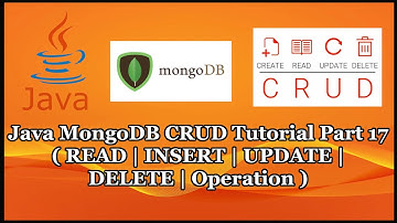 Java MongoDB CRUD Tutorial Part 17 | CREATE | READ | UPDATE | DELETE Operation