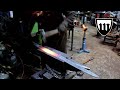 Forging a pattern welded longsword part 1 forging the blade