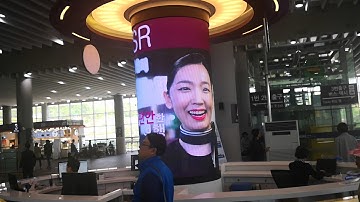 Column LED flexible curved