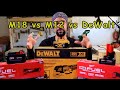 Best Oscillating Multi Tool? Dewalt vs Milwaukee M18 & M12