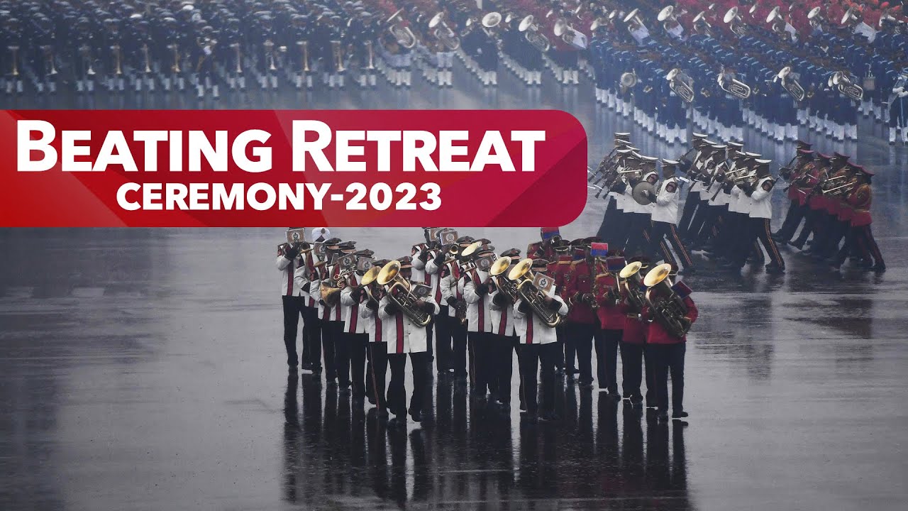 LIVE Beating Retreat Ceremony   2023