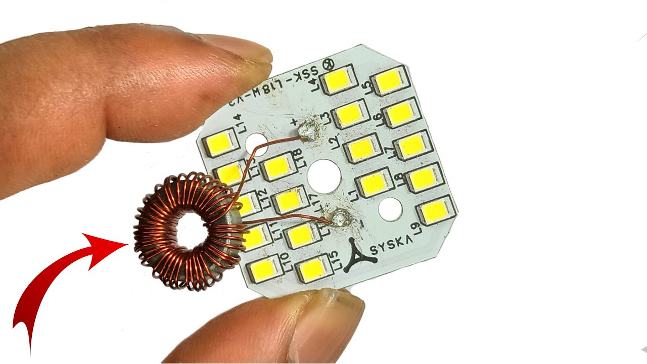Just Use This Coil And Make LED Bulb Super Bright.. - YouTube