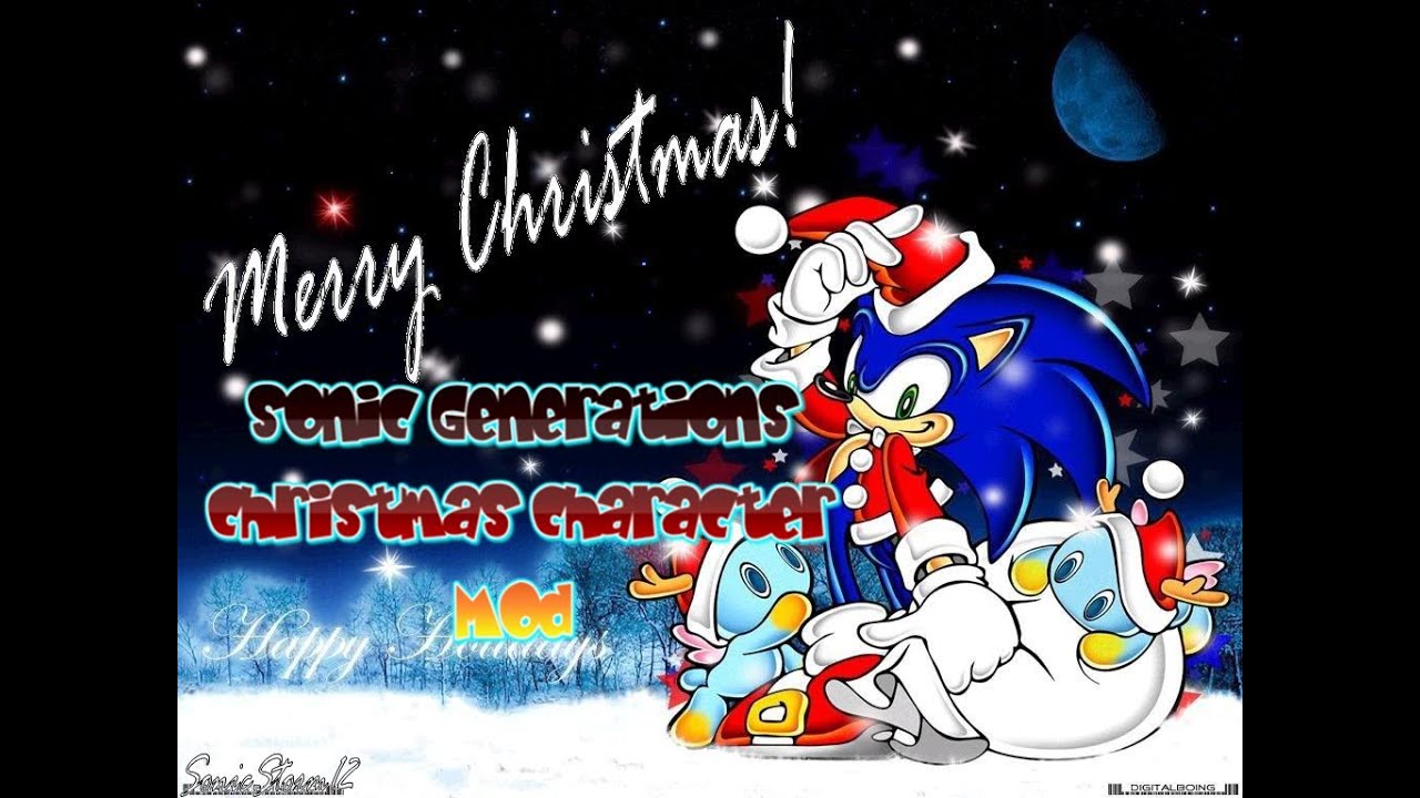 Sonic Generations Christmas Character Mod+Merry Christmas - YouTube