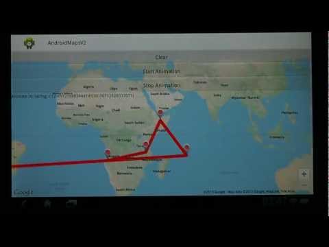 Animation on Google Maps Android API v2