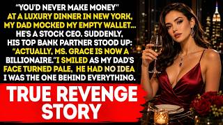 At Christmas Dinner, My Dad Mocked My Empty Wallet — Then the Bank Announced My Billionaire Status