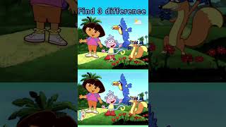 Find 3 difference (Senor Tucan) is  one of Dora's good friends  DORA BUJI #-6 #puzzle
