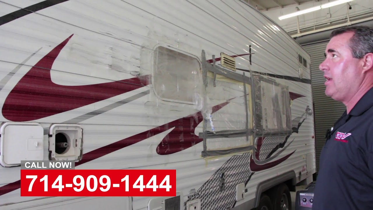 Trailer Body Damage Repair Shop Orange County YouTube