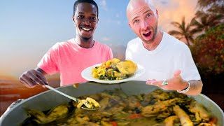 Making OIL DOWN The NATIONAL DISH of Grenada 🇬🇩