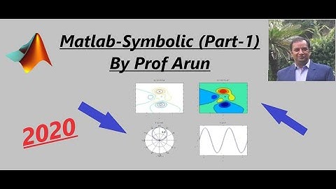 MATLAB - Symbolic (Part 1)