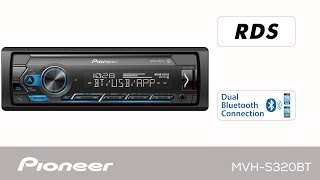 Autoradio Pioneer MVH-S320BT 1DIN Bluetooth MP3 USB Compatibile