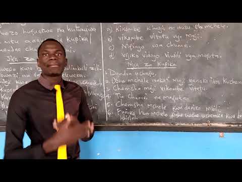 KISWAHILI LESSON: RESIPE YA WALI .