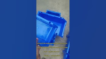 Stackable storage bins #china #factory #production #pallets #manufacturing #storage #stacking #bin