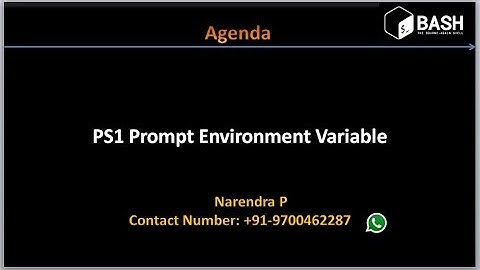 Complete Shell Scripting Tutorials| Working with PS1 Prompt Environment Variable