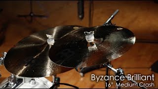 Meinl Cymbals B16MC-B Byzance 16" Brilliant Medium Crash Cymbal