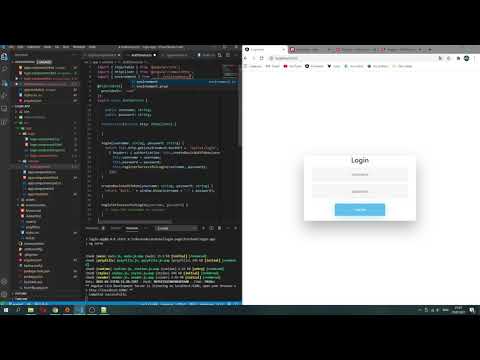 Login Form Example using spring security and angular. Tutorial for beginners