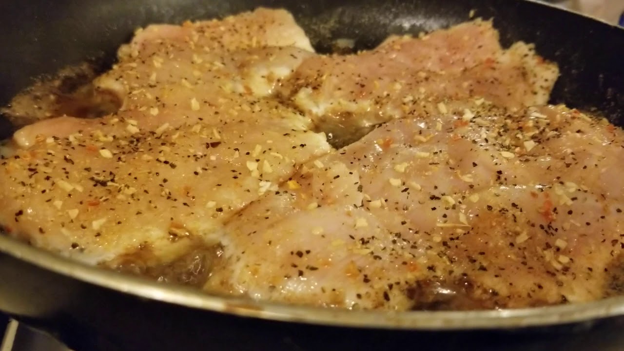 Lemon Pepper Chicken Cutlets - YouTube