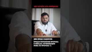 ДВА ВИДА ХАДИСОВ | Абу Шуайб Аль Майдани