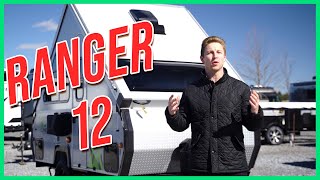 AYYliner! 2024 Aliner Ranger 12 A Frame Travel Trailer Tour w/ Justin Shanholtzer | Beckley's RVs