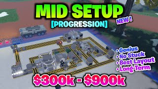 Best New Mid Game Setup Ultimate Mining Tycoon Roblox (New Machine)