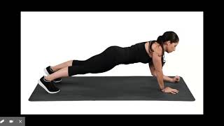 alternating push up planks