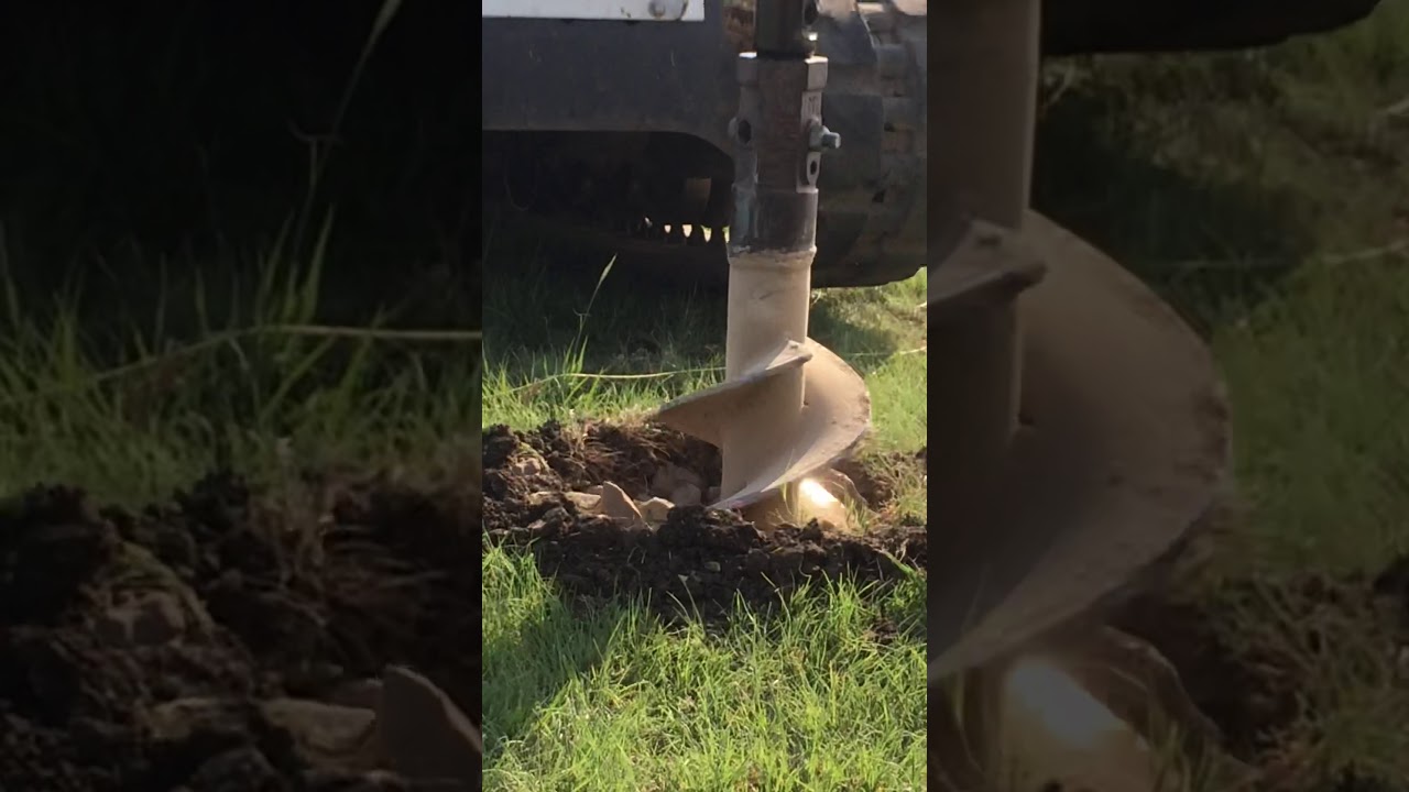Trying to drill through 2.5’ of rock YouTube