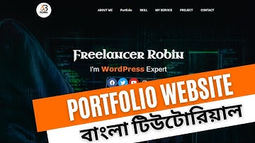 Industrial attachment training 2021 | portfolio landing page design class by AB Robin