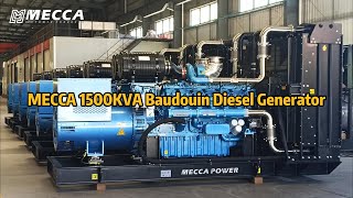 MECCA POWER Baudouin Diesel Generator Sets 1500KVA