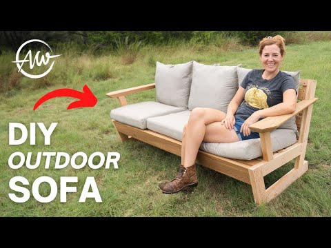 How To Build A Modern Diy Outdoor Sofa