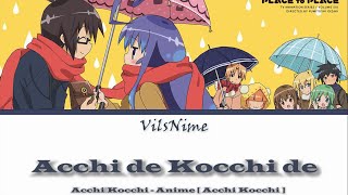 Acchi Kocchi Opening ' Acchi de Kocchi de ' [ Romaji, English Lyrics ]