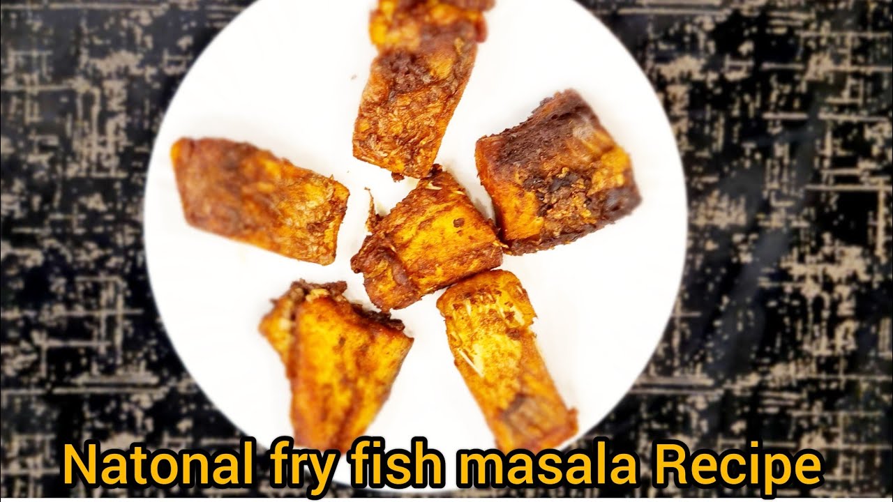 National fry fish masala Recipe with Robina sharafat. YouTube