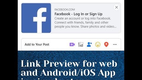 Link Preview for Web and Android/iOS App in very simple steps