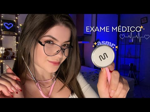 ASMR - Exame Médico👩‍⚕️ 🩺💤 Roleplay