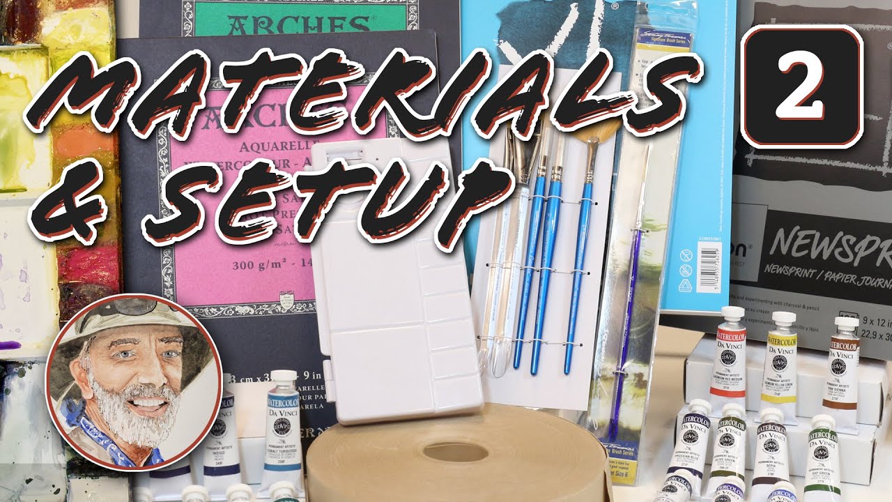 Watercolor Materials for Beginners — Paper, Brushes, Paints & Simple Setup