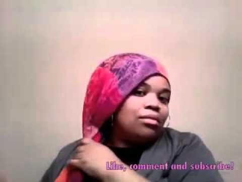Cute, simple way to wear a scarf. - YouTube