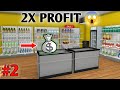 MY STORE MADE 2X PROFIT ALREADY? 😱💸 | SUPERMARKET SIMULATOR #2