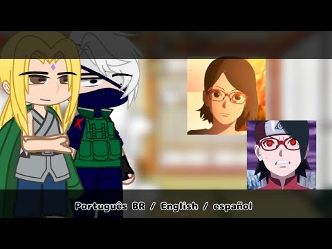 🥀 Senseis+Tsunade react to Sarada Uchiha