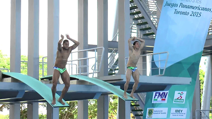 Primera Jornada del Control Técnico de Clavados trampolín 3 mts Varonil y Femenil