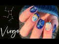 Virgo ♍️ | Flake Dip Powder and Stamping Nails ft. Shameless Nails | Zodiac Series