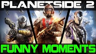 Planetside 2 PS4 Funny Moments - (Future Warfare,  Jetpack Fun, Great Teamwork!)