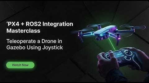 PX4 & ROS2 Integration: Drone Teleoperation in Gazebo (Joystick Control) #drone #ros2 #px4