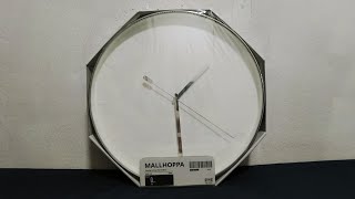 [4K] IKEA : MALLHOPPA (35CM WALL CLOCK) #DIOR4KUNBOXING 18012023