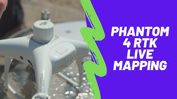 DJI Phantom 4 RTK with DJI Terra - LIVE MAPPING