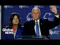 Pence emotional as he announces end of 2024 presidential campaign