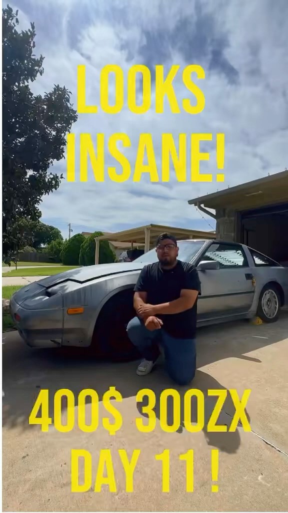 Modding My 400$ 300ZX Day 11 ! #Z31 #300ZX #FYP #Viral #Nissan