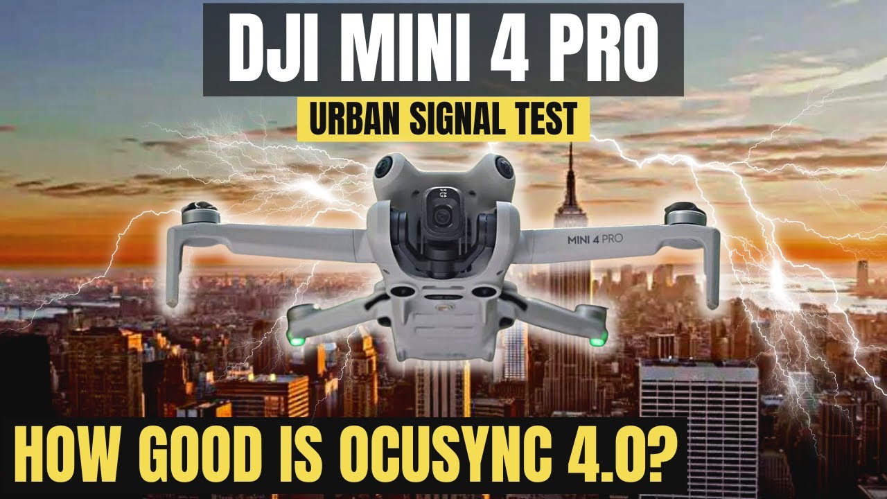 DJI Mini 4 Pro Ultimate Urban Signal Test v Mini 2 & Mini 3 Pro - YouTube