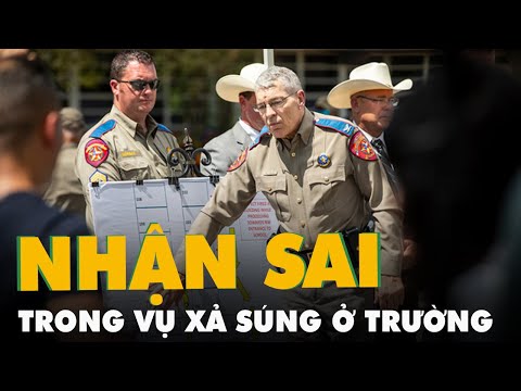 Video Quan chức Texas thừa nhận sai lầm trong vụ xả súng... - youtube