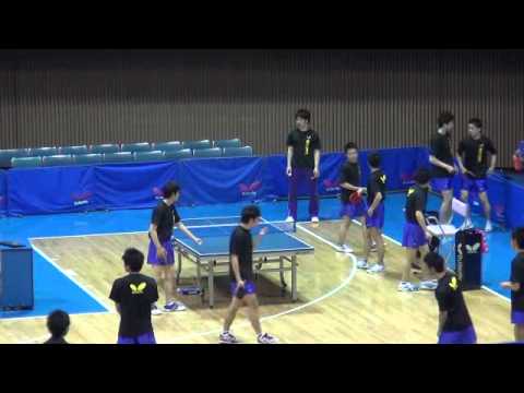 2013中高生卓球講座⑩（試合当日練習）
