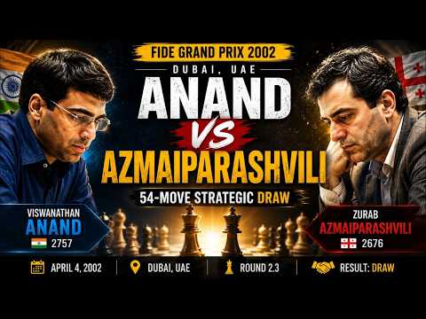 Viswanathan Anand's Precise Play | FIDE GP Dubai 2002